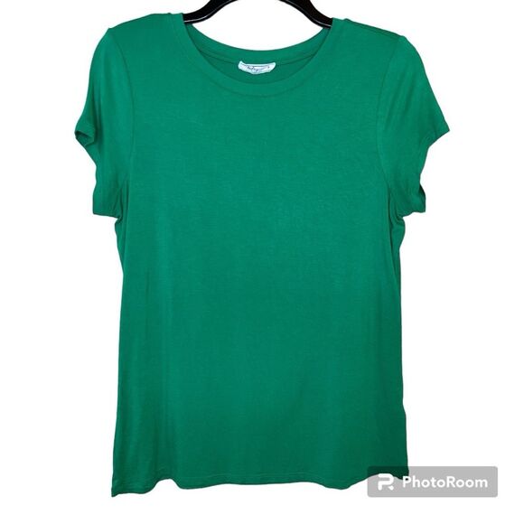 Women’s Green Short Sleeve Top Size Small - Picture 1 of 5